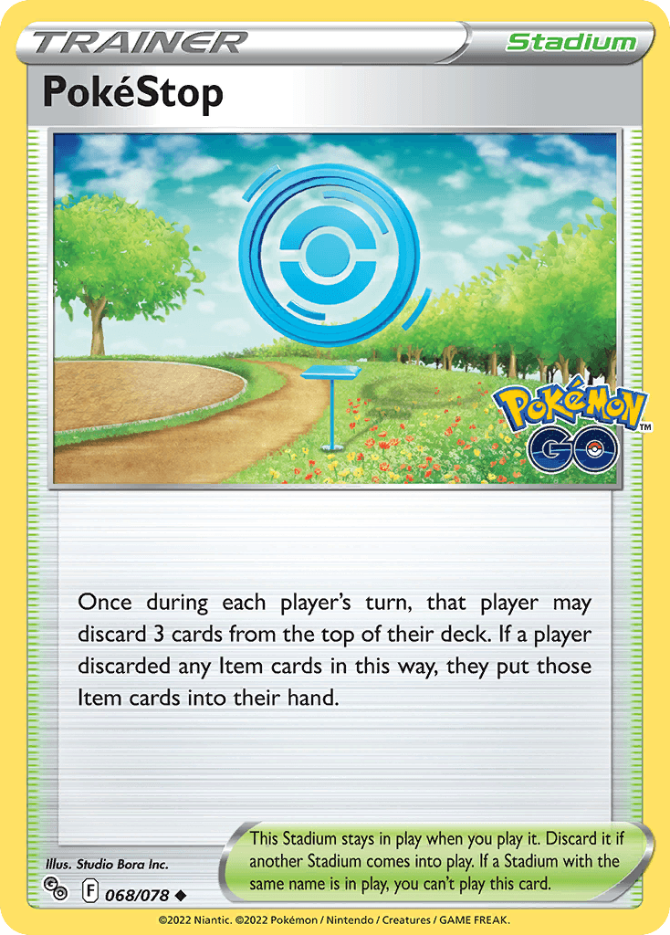 PokéStop card