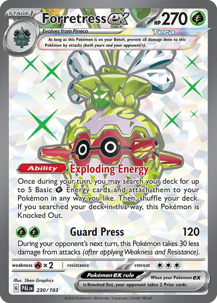 Forretress ex card