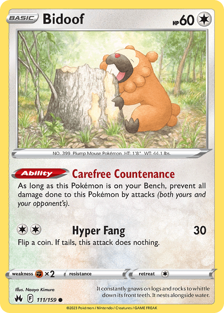 Bidoof card